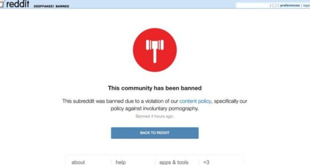 Reddit Banned Porn - Reddit bans deepfake porn videos