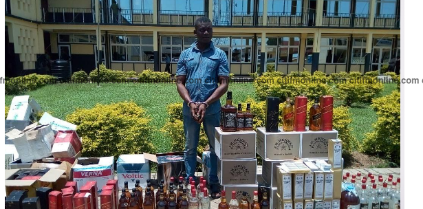 Man arrested for selling fake alcoholic beverages