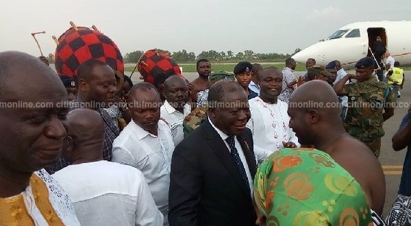 Otumfuo receives rousing welcome