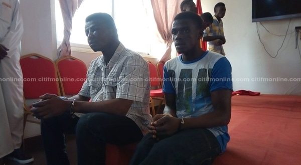 The two suspects were set to sell the head for GHc 2,500