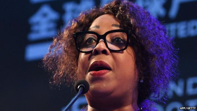 Fatma Samoura spent two decades working on humanitarian projects for the United Nations before joining Fifa in 2016 (Image credit: AFP/ Getty)