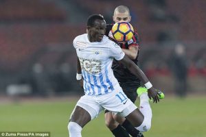 Raphael Dwamena: Napoli and Shakhtar to battle for Ghana striker