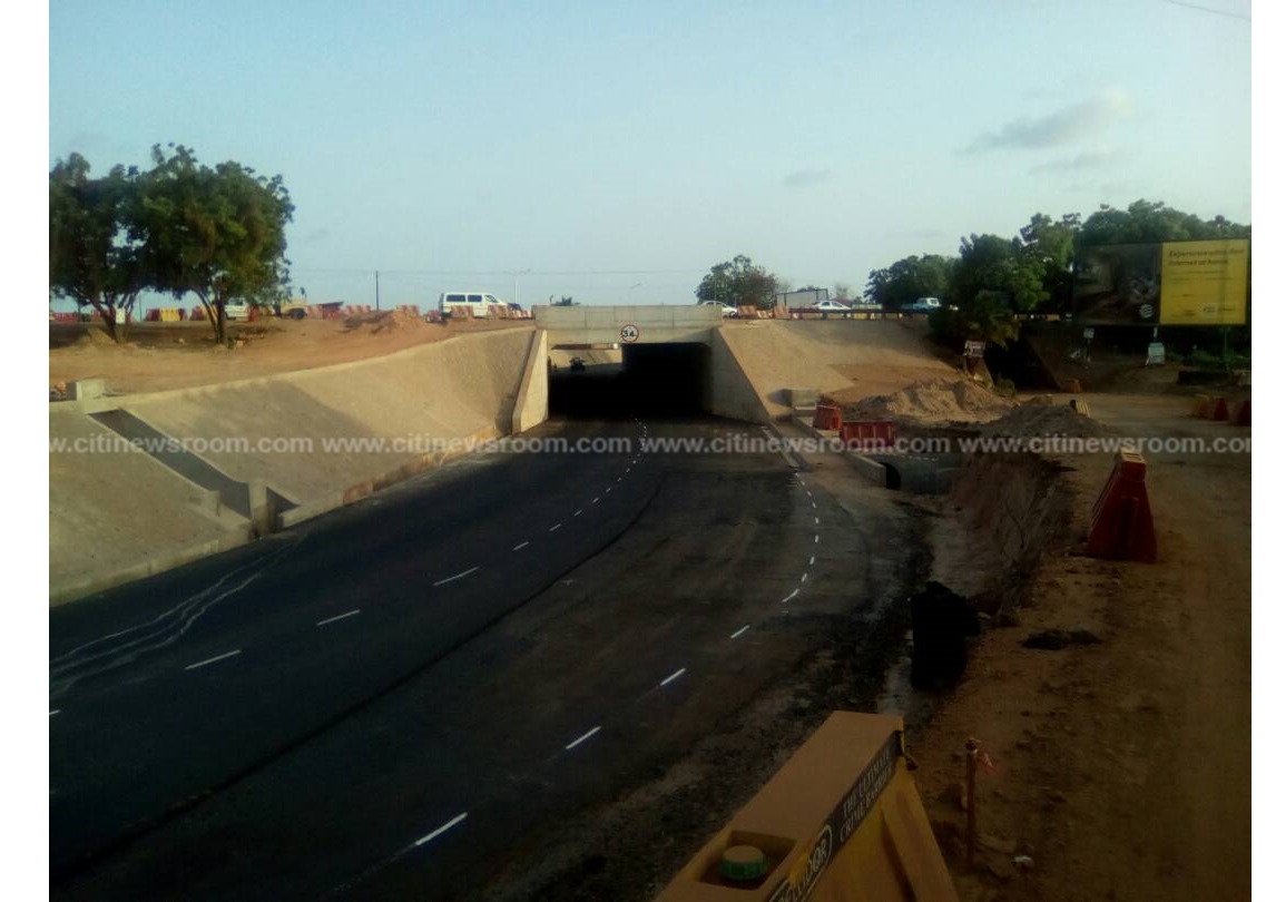East Legon new tunnel opens to traffic