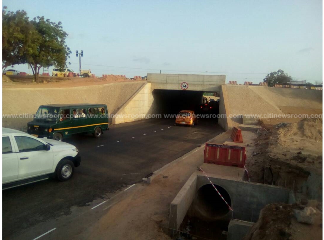 East Legon new tunnel opens to traffic
