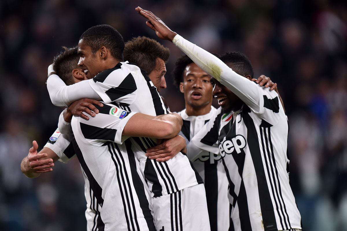 Juventus celebrate