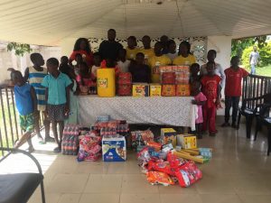 Kumasi Mall marks first anniversary with donations to orphanage