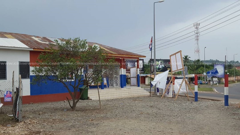 The Volta Regional NPP office was uncharacteristically deserted a day to the elections