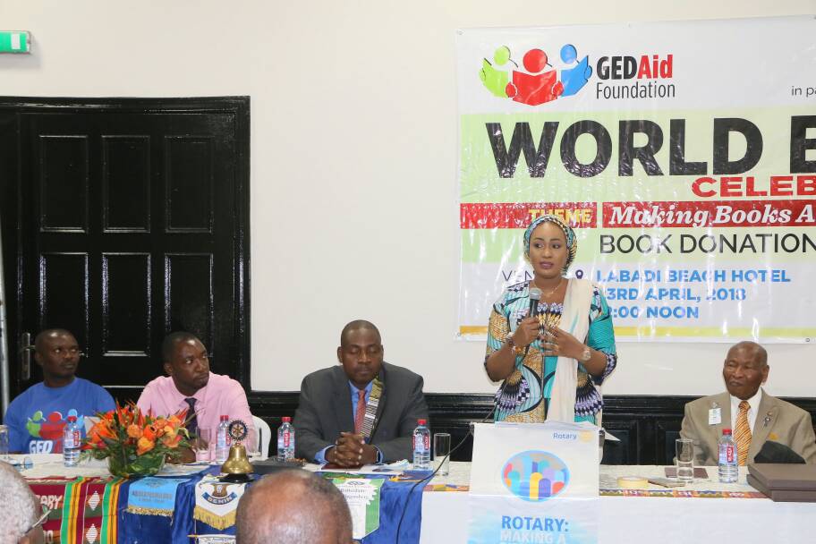 Second lady Mrs. Samira Bawumia Delivering her Speech.