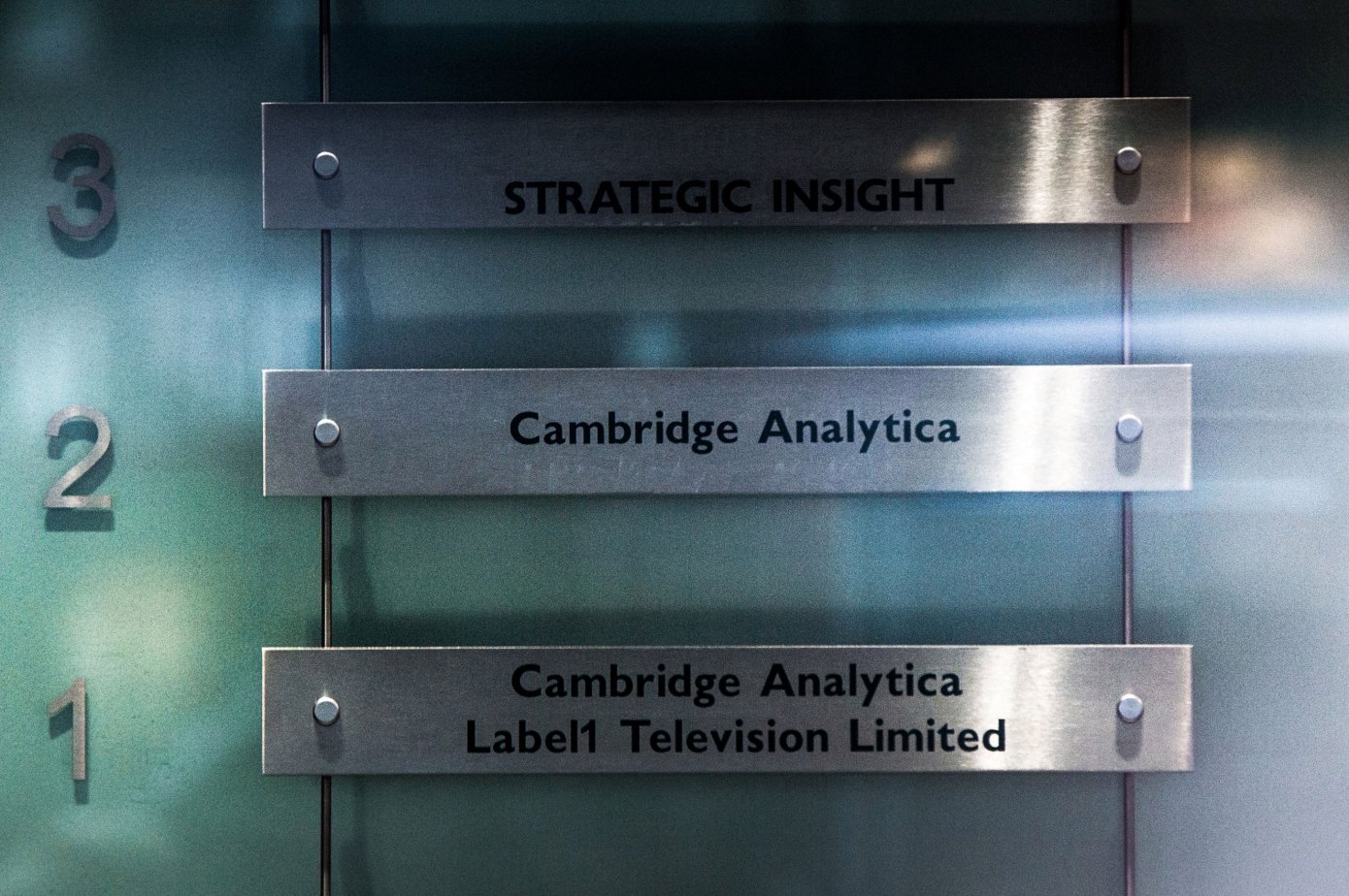 The London headquarters of Cambridge Analytica.Facebook