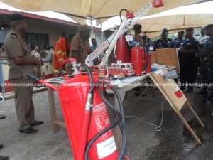 Sunyani: GNFS holds fire safety education for residents