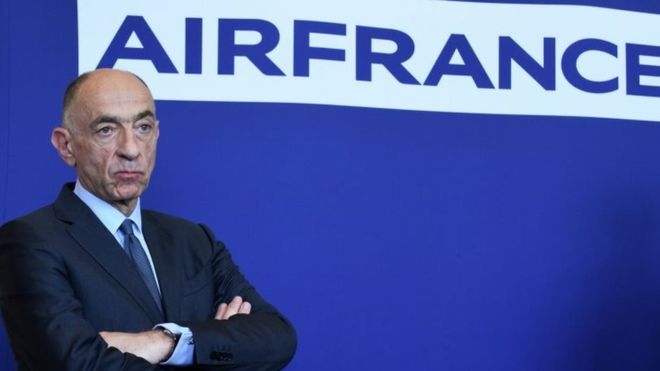 Jean-Marc Janaillac tendered his resignation after staff at the airline rejected a new pay deal