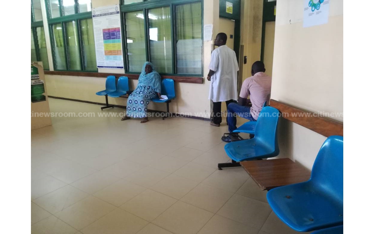 Lab Technicians’ strike in the Central Region rendered some hospitals empty