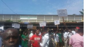 Over 200 Trainee Nurses picket again over NABCO