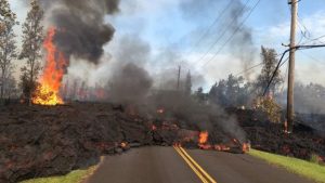 Hawaii volcano destroys dozens of homes