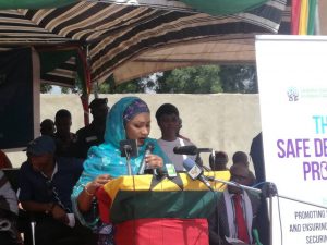 Samira Bawumia launches the Safe Delivery Project in Salaga
