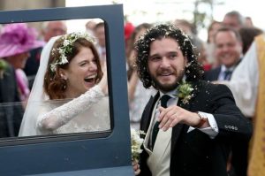 Game of Thrones stars hold castle wedding