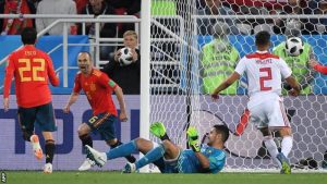 Late VAR decision earns Spain draw against Morocco