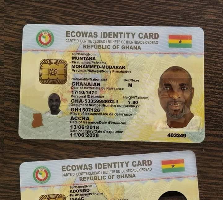 Fake Minority Ghana Card