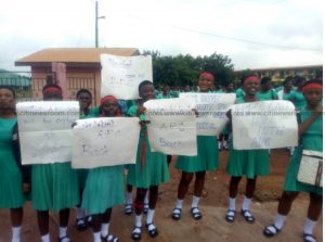 Oppong Memorial SHS students protest Addai Poku’s transfer