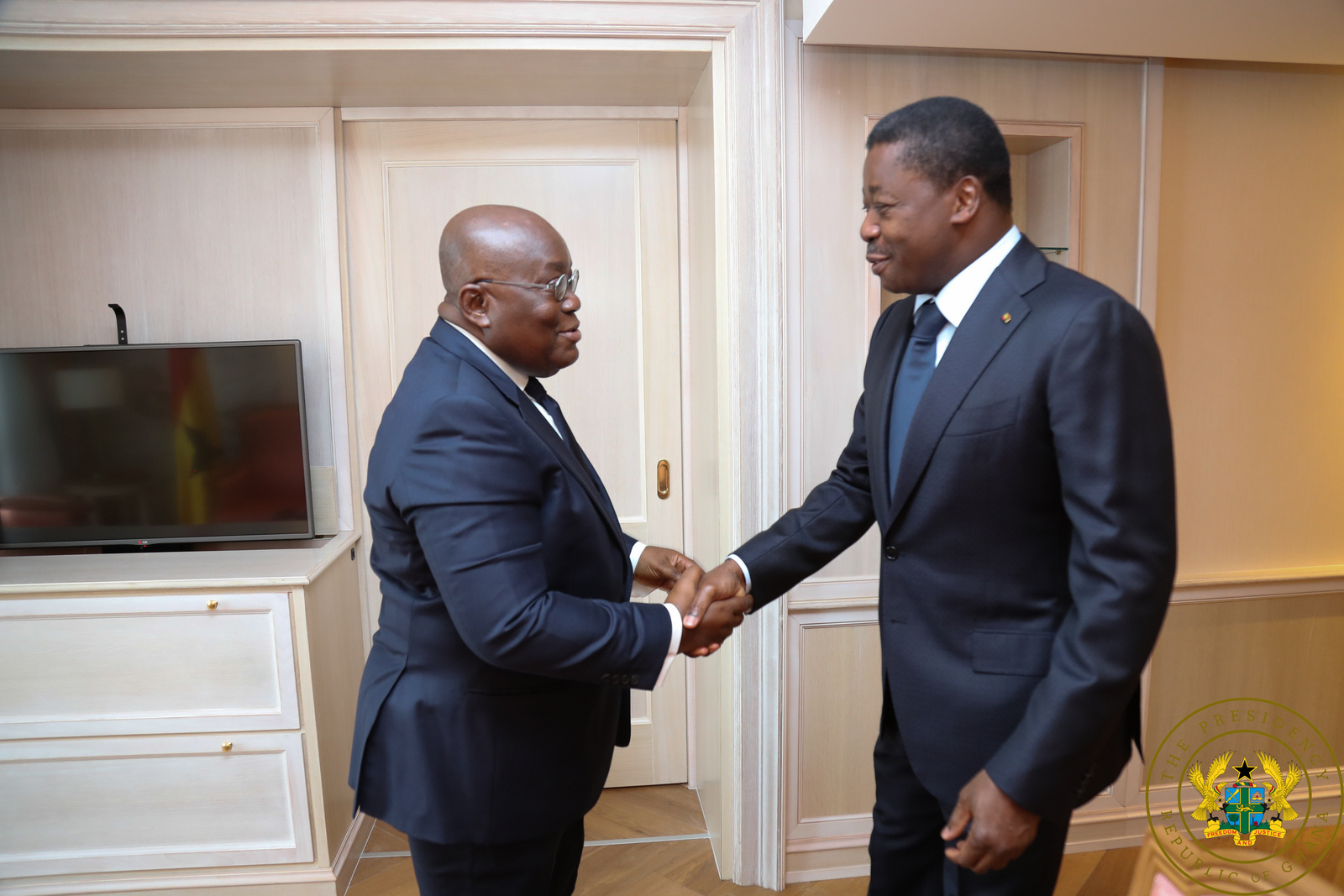 President Akufo-Addo with Togo President Faure Gnassingbe