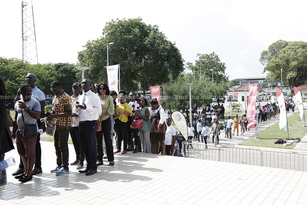 Long queues at AICC ahead of Anas’ #Number12 premiere [Photos]