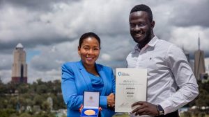 Ugandan wins Africa prize for bloodless malaria test
