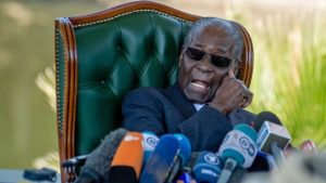 Zimbabwe’s Robert Mugabe no longer able to walk