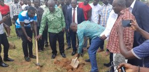 GNPC Foundation Cuts Sod To Construct Artificial Turf In Bekwai