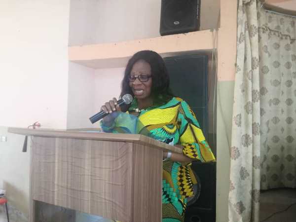 Headmistress of Koforidua Riis Presby Model Junior High School, Mrs. Deborah Affumwaa Nyarko.