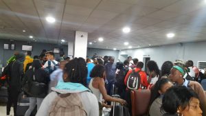 IAAF Africa Championships: Athletes, officials stranded at Lagos Airport [Photos]