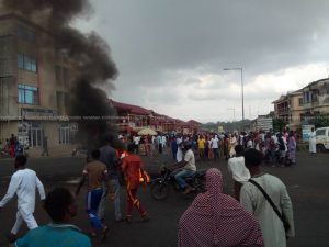 Kumasi: Protesting Zongo youth chase away IGP