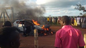 Former Wulensi MP escapes accident after his car caught fire