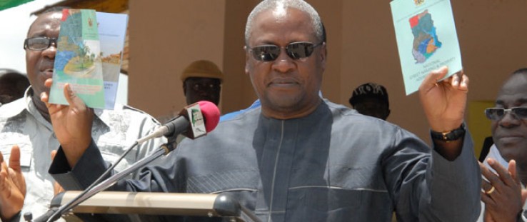 John Mahama in April 2013 launched the National Policy Document and Operational Guidelines on Street Naming and Property Addressing System