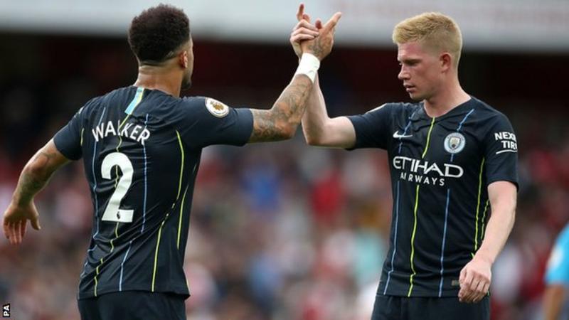 Kevin de Bruyne was Manchester City's player of the season in 2017-18 (Image credit: PA)