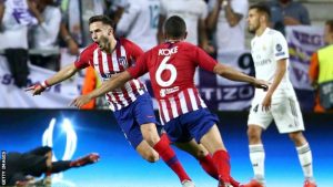 Atletico Madrid beat Real Madrid to win UEFA Super Cup