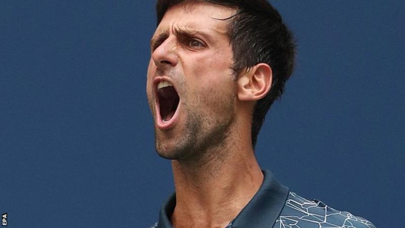 Novak Djokovic was a break down in the third set before winning the last 10 games (Image credit: EPA)