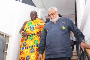 Otumfuo calls on Rawlings
