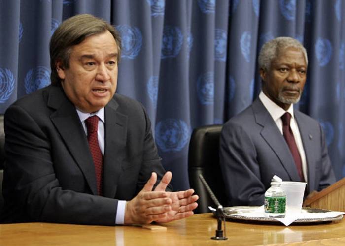 António Guterres and kofi annan
