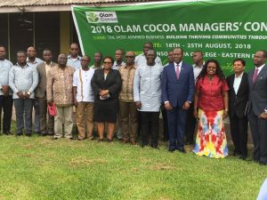 COCOBOD boss meets Olam Cocoa managers; pledges support for farmers