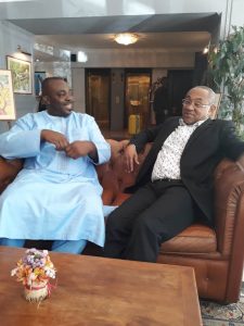 Sports Minister Isaac Asiamah meets CAF boss on Ghana football