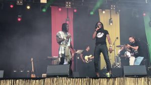 Jamaican reggae act Kabaka Pyramid hails Stonebwoy at Reggae Geel 2018