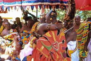 Otumfuo’s historic visit to Okyenhene in pictures