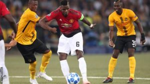 Pogba scores two as Man United ease past Young Boys