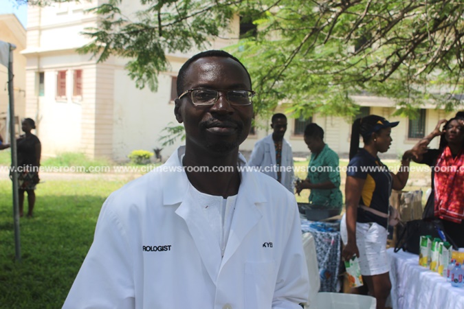 Acting head of the urology unit at the Korle-bu teaching hospital, Dr. Matthew Yamoah Kyei