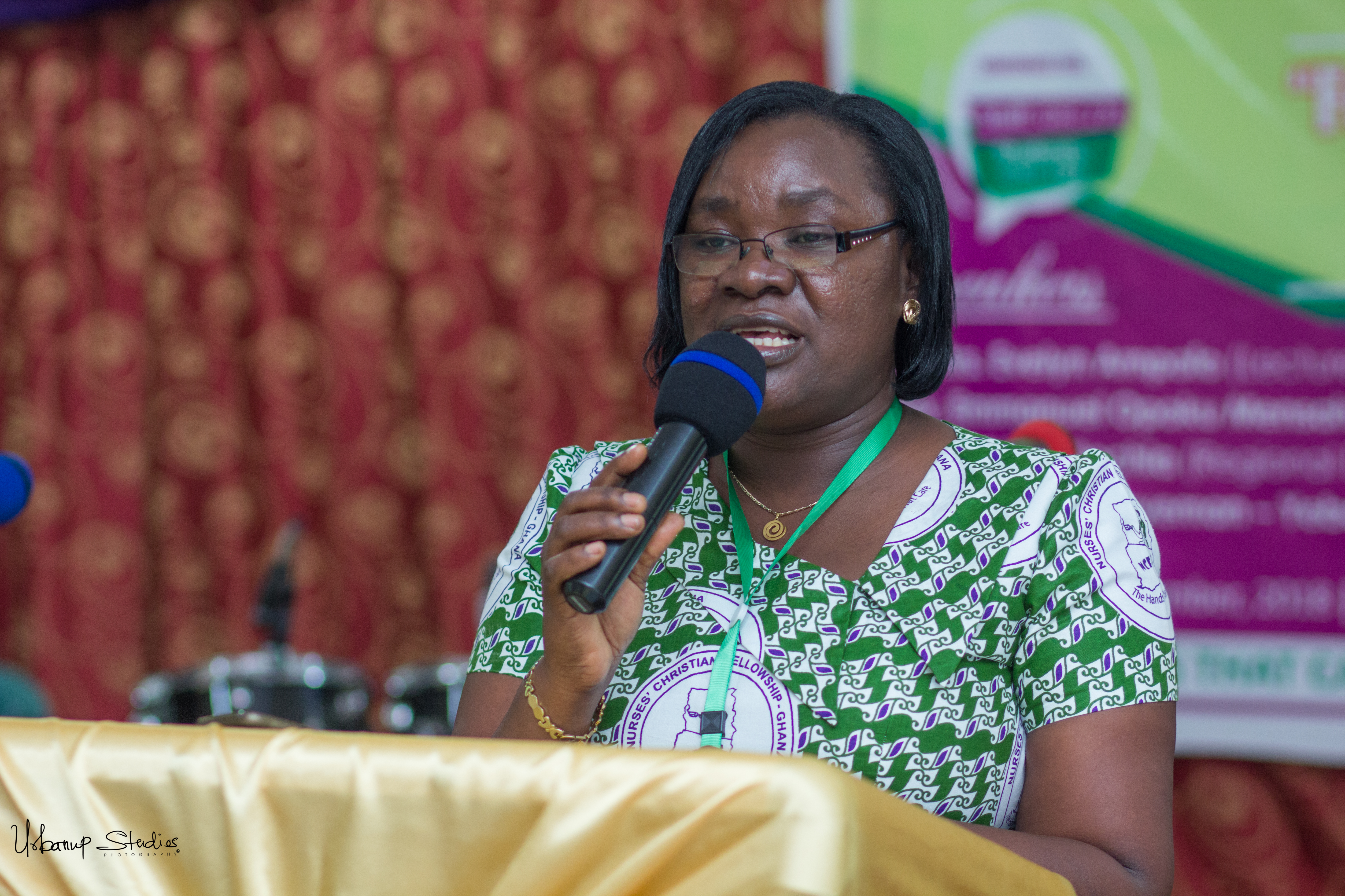 Dr. Mrs. Joana Agyeman-Yeboah, National President, Nurses' Christian Fellowship (NCF).