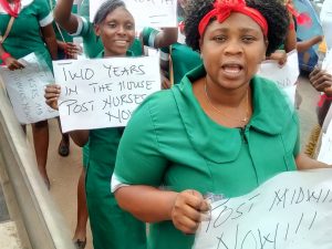 We’ll protest if Gov’t doesn’t respond to us in 10 days – Jobless private nurses