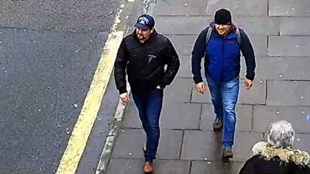The home secretary says the suspects will "probably" never return to the UK