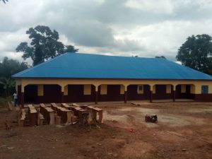 A/Region: ICI builds school block for Afresene Camp