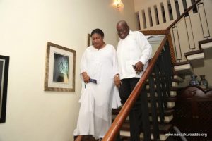 Nana Addo back home after escaping near accident on presidential jet