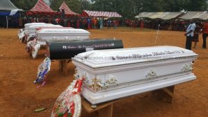 Seven persons killed in accident involving Collins Dauda’s car buried